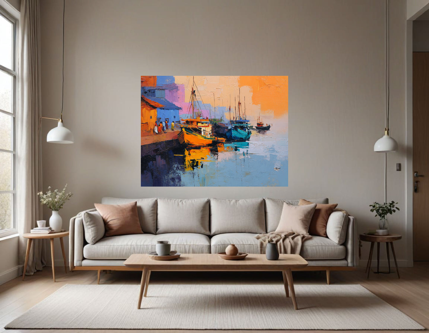 Fishing Village at Dawn 2