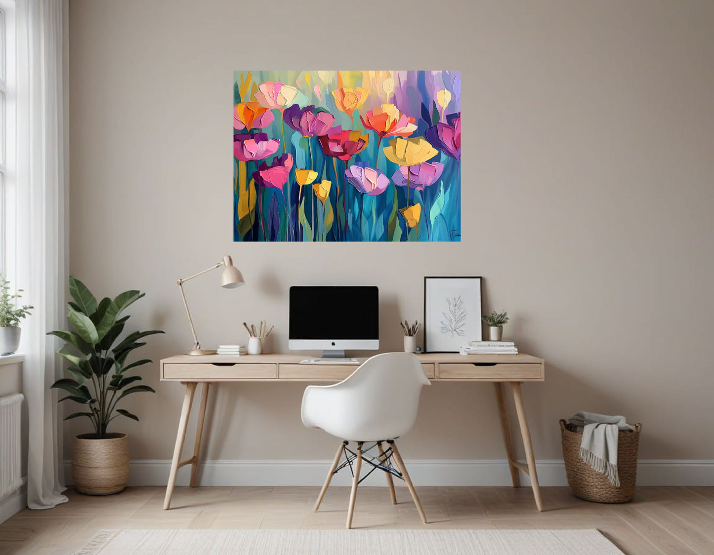 Flowers Impasto