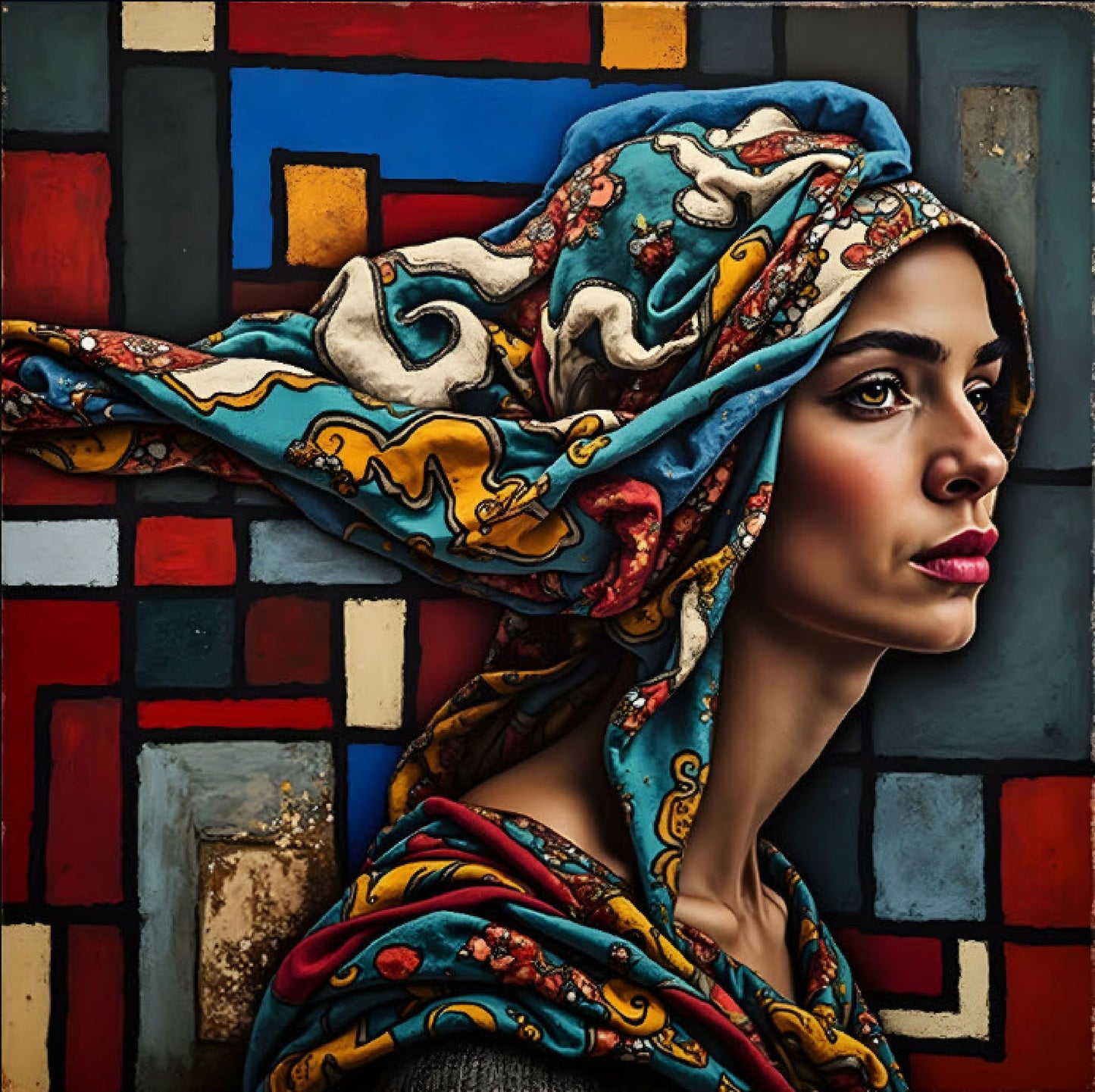 Woman in Shawl 2