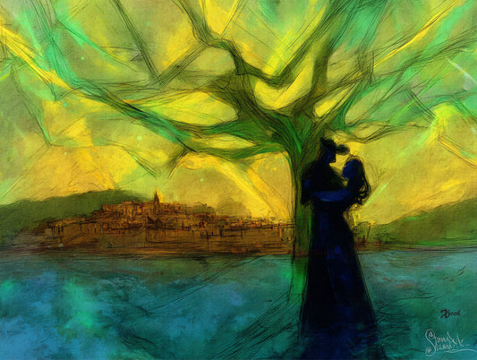 Embrace Under a Tree 4