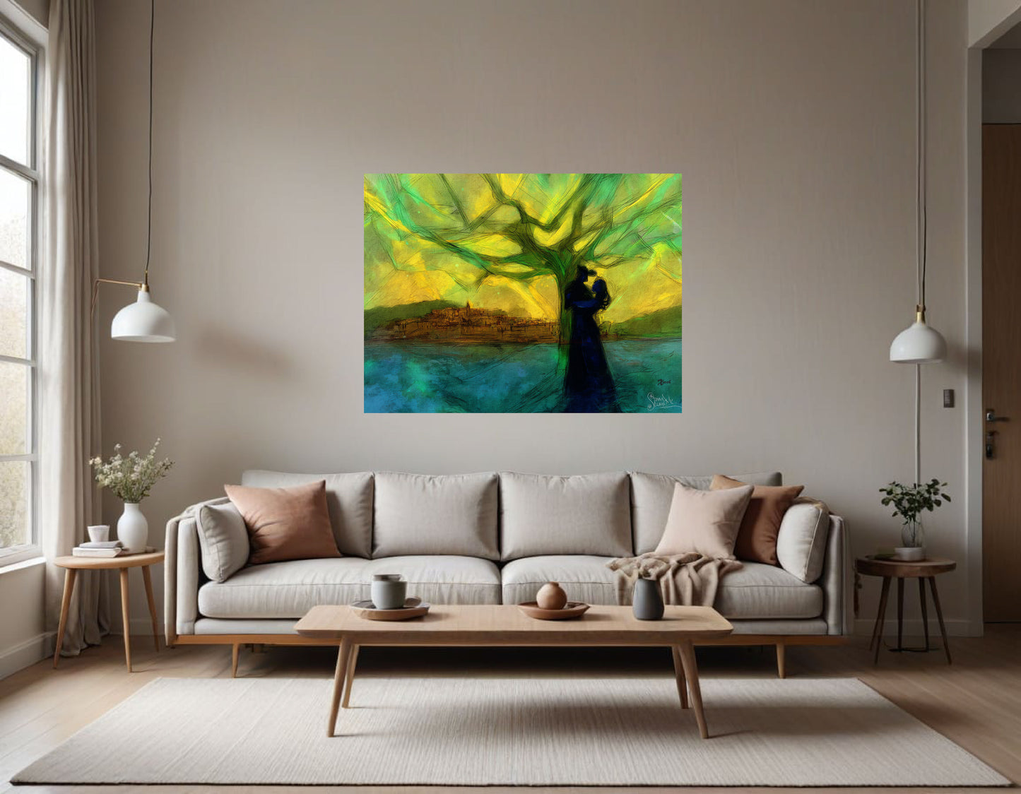 Embrace Under a Tree 4