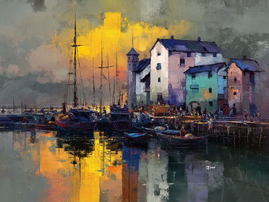 Fishing Village at Dawn 4