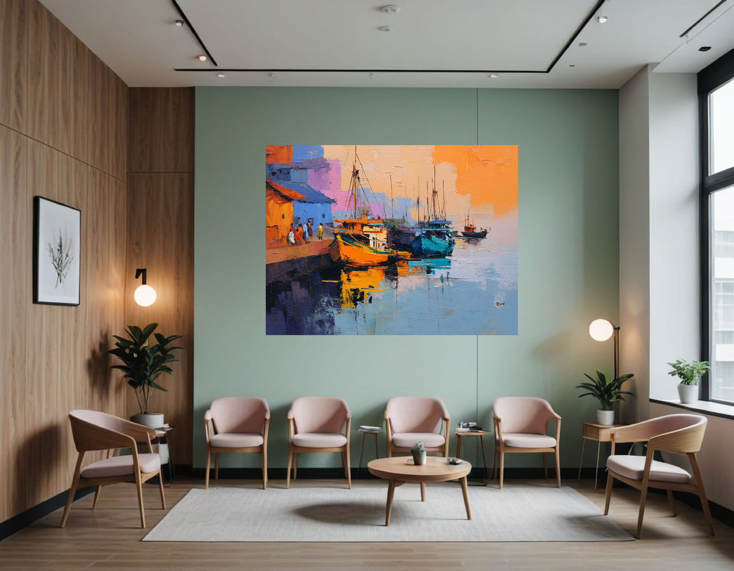 Fishing Village at Dawn 2