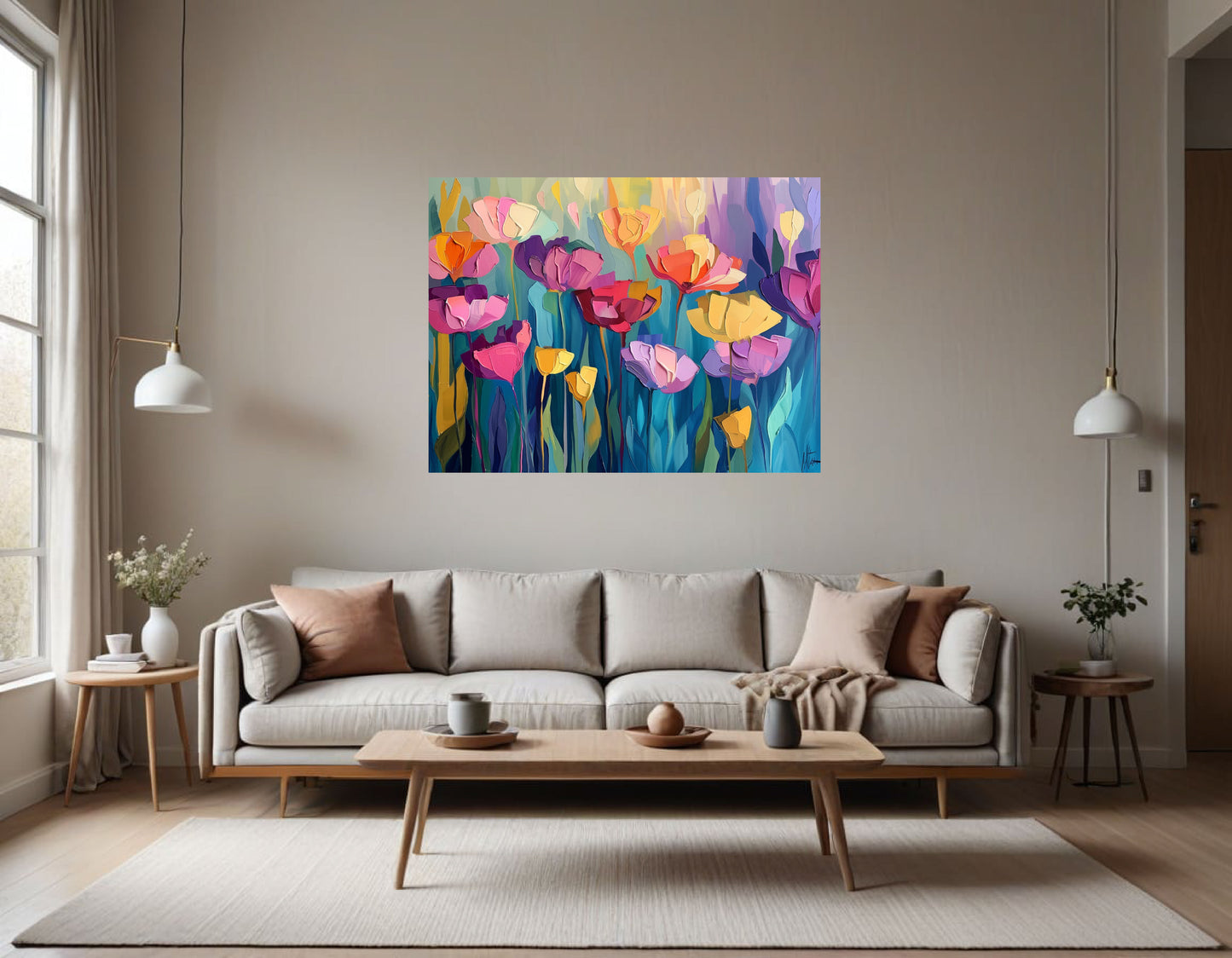 Flowers Impasto