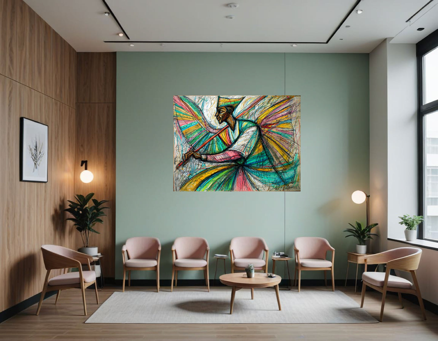 King Cetshwayo kaMpande as Ethiopian Angel