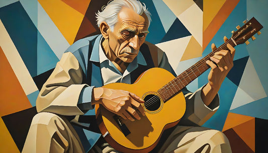 Old Man with Guitar 2