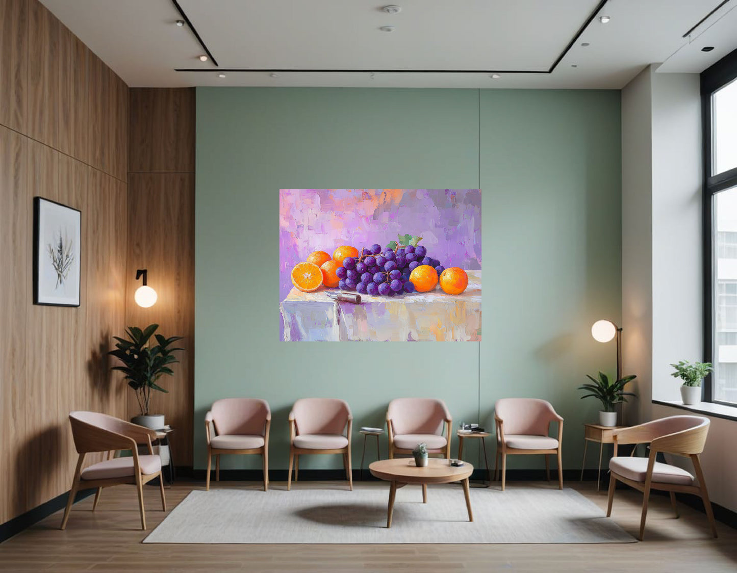 Purple Grapes and Oranges