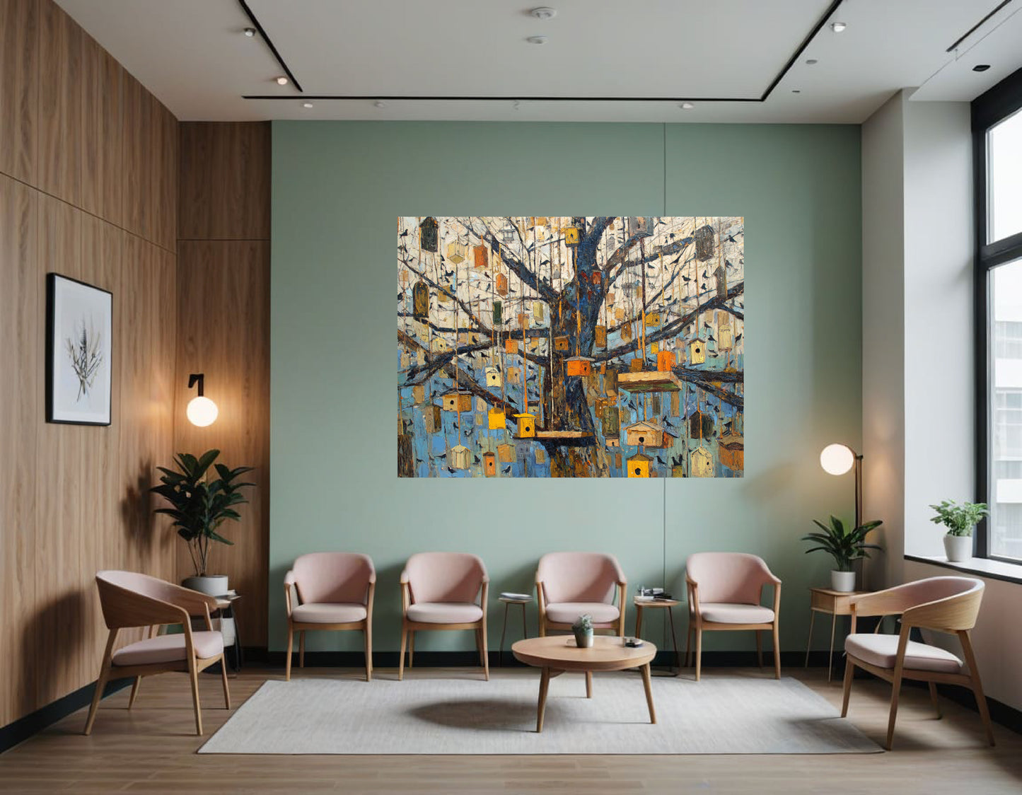 Tree with Birdhouses