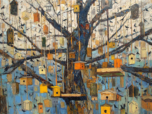 Tree with Birdhouses
