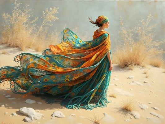 Woman in Desert 2