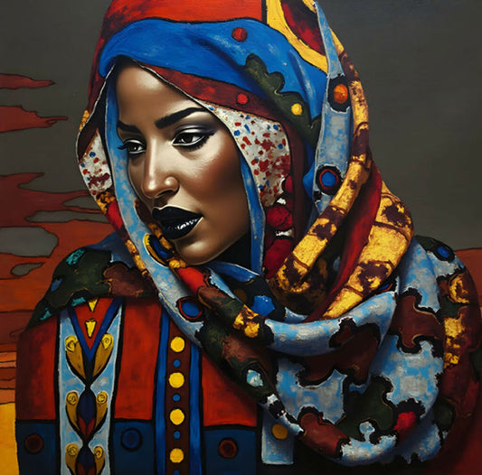 Woman in Shawl 1